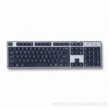Standard Computer Keyboard, Compatible with Microsoft Windows 98, NT, 2000, and XP